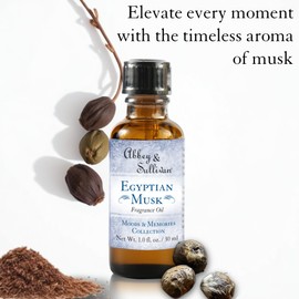 Abbey & Sullivan Fragrance Oil, Egyptian Musk, 1 oz.