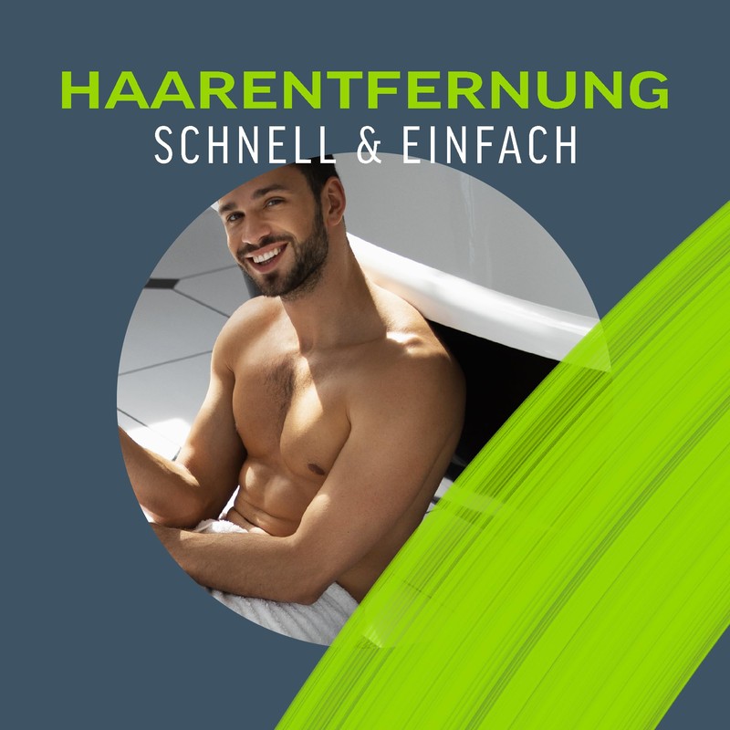 Veet Men Haarentfernungscreme für Oberkörper & Beine - Enthaarungscreme für