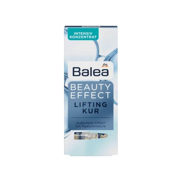 6er Pack Balea Beauty Effect Lifting Treatment Ampoules With Hyaluronic Acid 6 x 7 x 1 ml