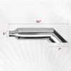FGJQEFG 5 Inch Inlet 7 Inch Outlet Polished Stainless Steel