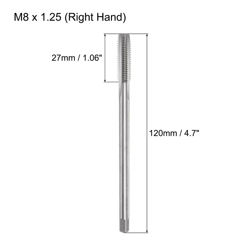 QUARKZMAN Metric Tap M8 x 1.25 H2 120 mm Extra