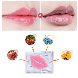 Amandakasa Lip Care Lip Mask, 20 Pieces, Lip Balm, Lip Pack, Lip Care, Lip Moisturizer, Lip Exfoliation, Rough Lip Oil, Dry, Compact, Rough, Anti-Wrinkle, Travel, Portable, 20 Pieces