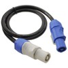 CablesOnline, 3ft. 16AWG Stage Lighting Fixture PowerCon-Compatible Power-Through Jumper Cable,