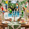 Tropical Birds Honeycomb Paper Cutouts Hawaiian Luau Party Decorations Parrot
