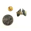 SNS Components Multicolor Unisex National Flag Metal Lapel Pin Badge,