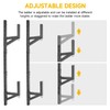 HUGEBO Adjustable Trailer Ladder Rack, Heavy Duty Side Mount with