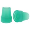2Pcs: 19mm 3/4" Glow Green in the Dark Rubber Ferrules