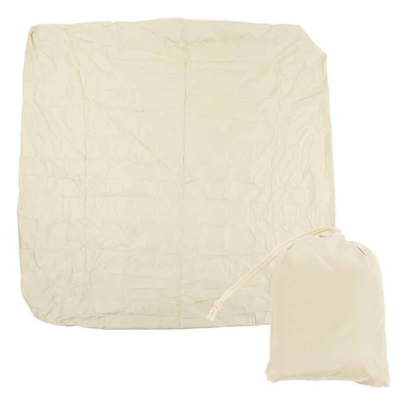 SPA Cover Square Waterproof 190 Silver Coated Polyester Taff Weather