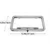 12V Universal Purple Car Truck Neon License Plate Frame Front