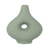Sagebrook Home Boho Ceramic Stoneware Vase - Unique Hollow Design