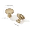 ZAUYX 2 Pack Champagne Bronze Cabinet Knobs 1-1/4 inch, Jasper
