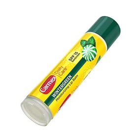 Carmex (1) Bálsamo labial hidratante Stick Daily Care - Wintergreen - Protector solar SPF 15 resistente al agua (80 minutos) - Peso neto 0.15 onzas
