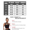 CYCLAMEN Women's Buckle Tank Tops Sleeveless Tube Crop Cami Tops
