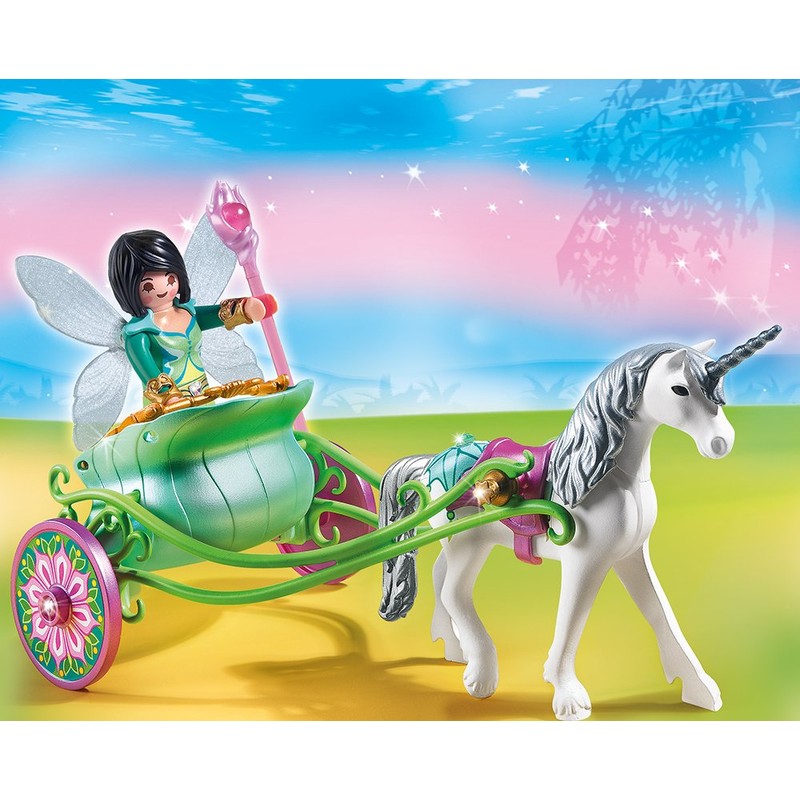 Playmobil 5446 Unicorn Carriage with Butterfly Fairy