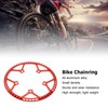 Bike Chainring 56T 130BCD Red Aluminum Alloy Lightweight Folding Bike