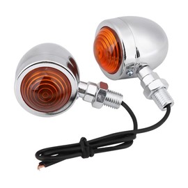 2 luces direccionales para la señal de moto de la motocicleta Señal de giro indicador de luz Luces de freno de motocicleta, luces antinales, luz frontal y trasera, luces de conducción, galvanizado