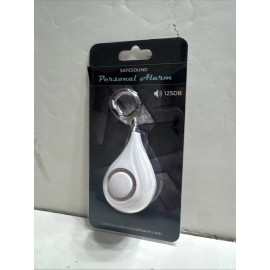SafeSound Personal Alarm Keyring~White~