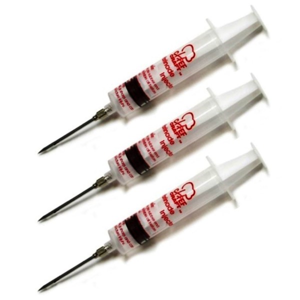 Meat Marinade Seasoning Flavor Injector, 1-ounce (Pack of 3)