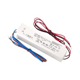 LPV-60-12 12V 5A 60W Switching Power Supply, IP67 Waterproof LED Driver for Outdoor Lighting & Industrial Equipment