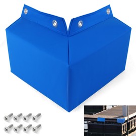 VEITHI Dock Bumper Blue,Dock Bumper Guard with Screws Soft,PVC Boat Dock Bumper,Dock Corner Bumper-Dock Corner Guard for Docking, Preventing Dent or Scratch Docking