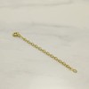 jewellerybox Gold Plated Sterling Silver Belcher Extender 4 Inches With