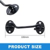 Hook and Eye Latch Barn Door Latch, Heavy Duty Solid