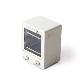 Miniature Microwave Dollhouse Oven Kitchen Furniture 1 12 Scale Accessories Mini House Oven Model Miniatures Plastic Mini Kitchen Appliance DIY Accessory Decoration (White)