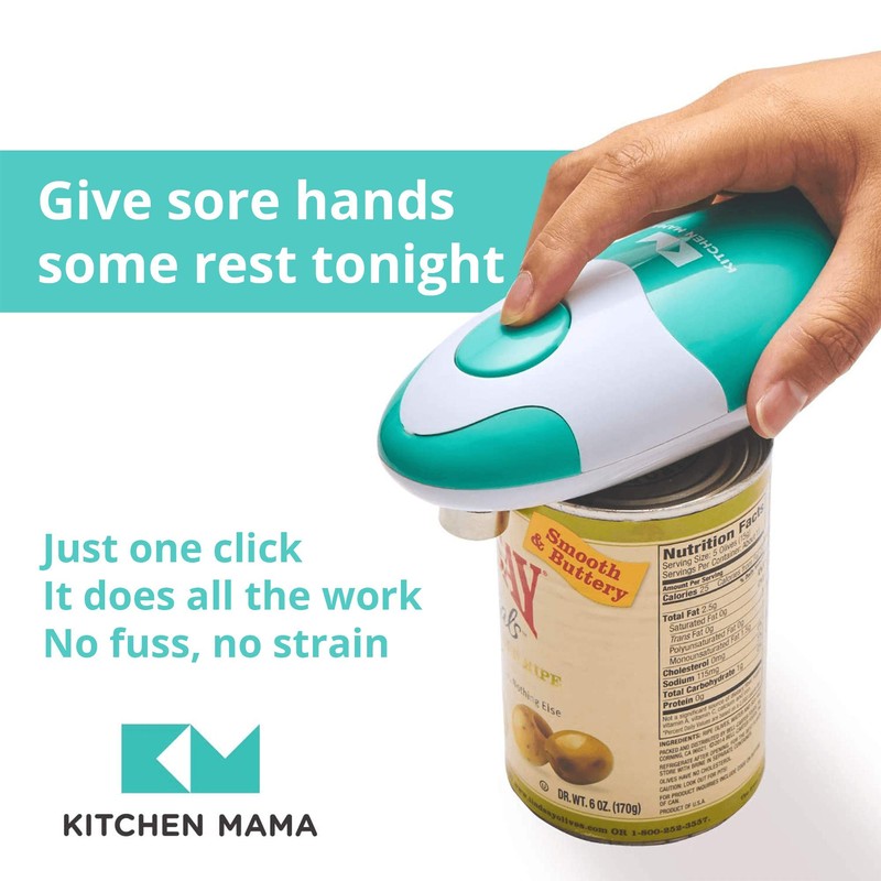 Kitchen Mama Auto Electric Can Opener: Open Your Cans with