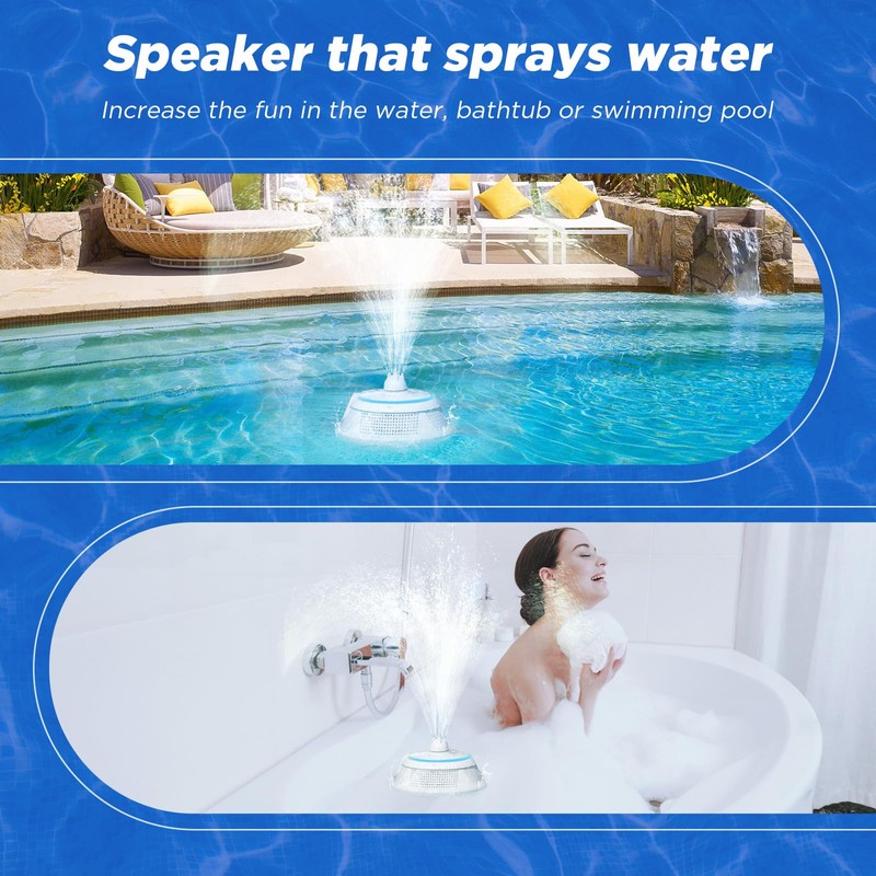 Maraawa Floating Fountain Pool Bluetooth Speaker