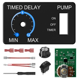 Livewell Timer Switch, Briidea Aerator Timer with Intelligent Timing Control, Waterproof and Corrosion-Resistance