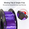 Silk Shiny Luster Dark Violet Purple PLA 3D Printing Filament,