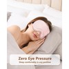 JroyJoy 2 Sets Silk Sleep Mask & Scrunchies Gift Sets