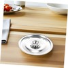SHOWERORO 6pcs Stainless Steel Pan Lids Pot Covers Heat Resistant