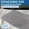 HOMEXCEL Professional Large Microfiber Car Drying Towels 2 Pack, Lint