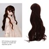 Jeanoko Doll Wig Long, BJD Doll Wig Neat Bang for