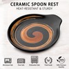 VanlonPro Ceramic Spoon Rest, 5 Inch Spoon Holder for Stove