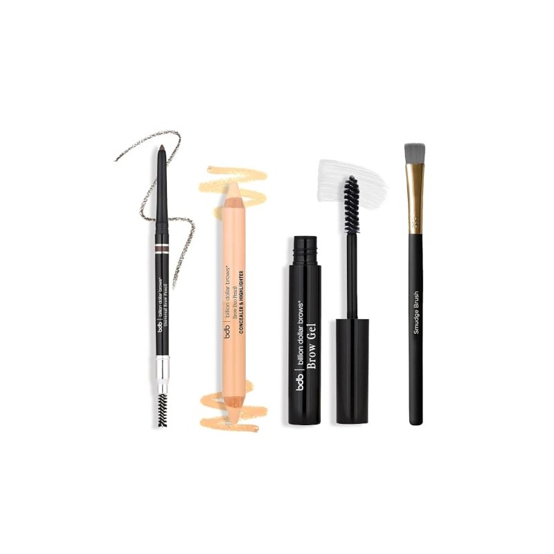 Billion Dollar Brows Kit Best Sellers, incluye lápiz universal para