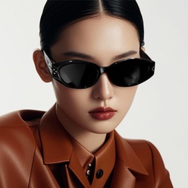 KASESSS 3 Pieces Sunglasses Mens, Sunglasses Womens, Cat Eye Sun Glassess, Ladies sunglasses, Vintage Small Frame Sun Glasses, UV Protection Sunglassess, Fashion Retro sun Glasses Women