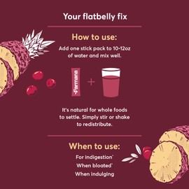 Farmana Debloating and Daily Digestion Drink Mix – Anti-Bloating and Gut Health Supplement with Digestive Enzymes, Prebiotics, and Organic Superfoods – Detox and Debloat - Pineapple Ginger Flavor