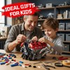 DOLIVE V8 Engine Model Kits that Runs, 1370PCS 8-Cylinder Engine