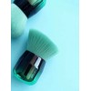 ZzDog Brocha Plana Suave Para Base Crema O Polvo Verde