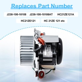 Adviace J238-100-10108 Draft Inducer Blower Motor Assembly for Jakel Inc, HC21ZE121A Draft Inducer Motor for Carrier Furnace & Bryant Furnace & Payne Furnace, Jakel J238-100-10108 J238-100-10108AT