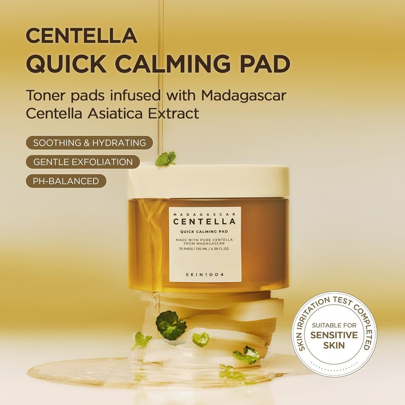 SKIN1004 Madagascar Centella Quick Camling Pad 70pads