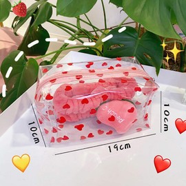 Clear Makeup Bags Cosmetic Bag Travel Wash Bag Toiletry Storage Pouch Pencil Case for Women Girls Avocado, Avocado Gifts