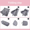 FAVORTALK Pe Bags Drawstring Dry-Wet Separation Drawstring Bags Unisex Foldable