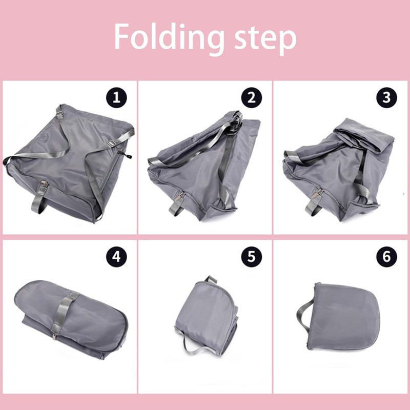 FAVORTALK Pe Bags Drawstring Dry-Wet Separation Drawstring Bags Unisex Foldable