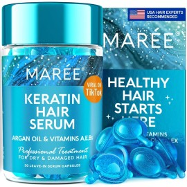 MAREE Hair Styling Serum for Frizzy & Dry Hair - Keratin Styling & Moisturizi...