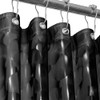 Ga-Geetopia EVA 3D Black Pearl Plastic Shower Curtain Liner -
