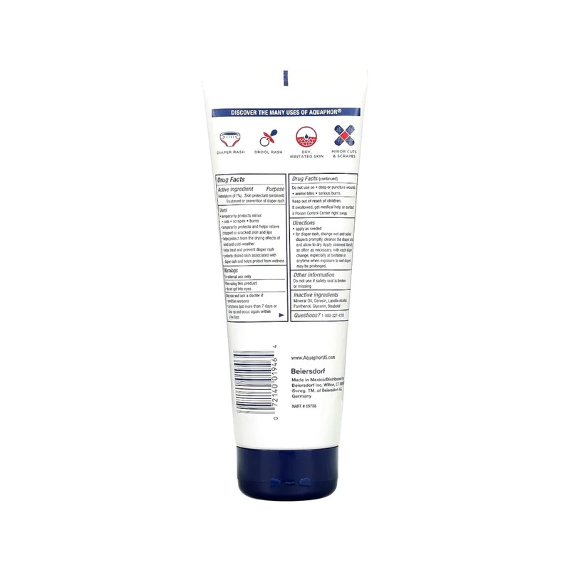Aquaphor Baby Healing Ointment 7oz. 2 Pack