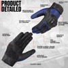 The AMA LOOK Leather Motorbike Gloves, Knuckle Protective Touchscreen Motorcycle
